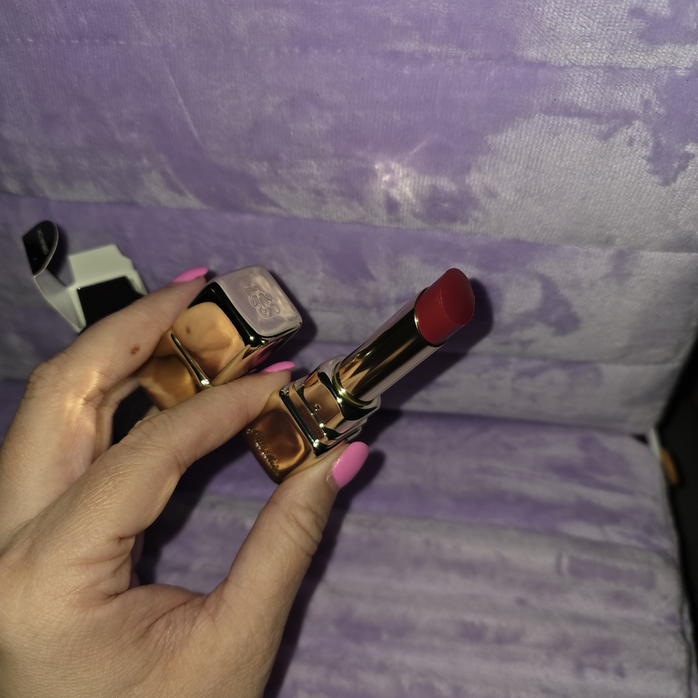 Guerlain Kiss Kiss Lipstick Color 809 Flower Fever New In Box - Picture 7 of 7